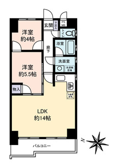 ライオンズマンション浦和第５の間取図