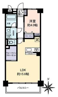 第二桜台ファミリーマンションの間取図