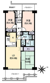 ガーデンプラザ柴又の間取図