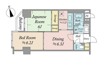 ステーションプラザ立会川の間取図