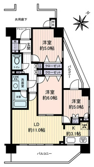 エスト・グランディール金町の間取図