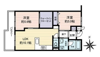 グリーンパーク水元Ｖパークサイドの間取図
