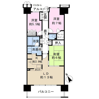 コロンブスシティの間取図