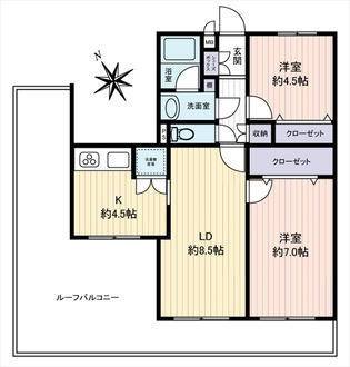 サンライフコーポ練馬の間取図