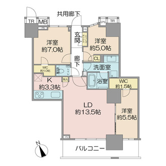 津田沼ザ・タワーの間取図