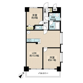 ピアコート戸塚参番館の間取図