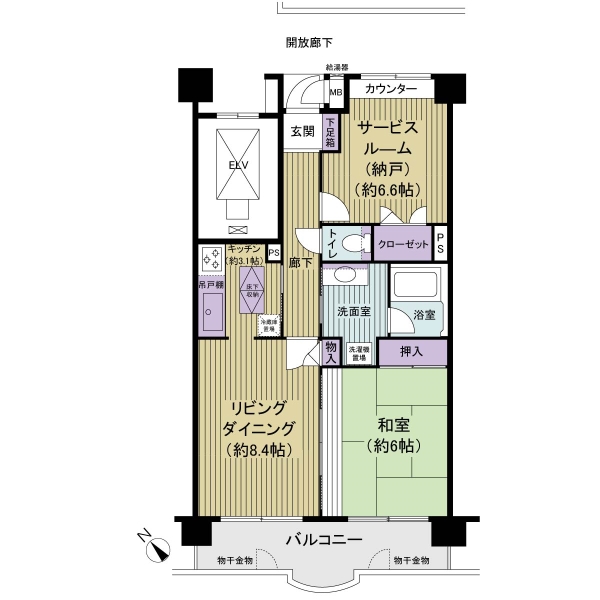 アーティザン西船橋の間取図