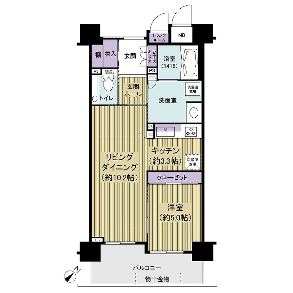 マスターズステージ泉ヶ丘の間取図