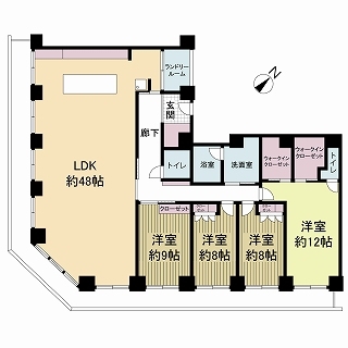 オークプリオタワーの間取図