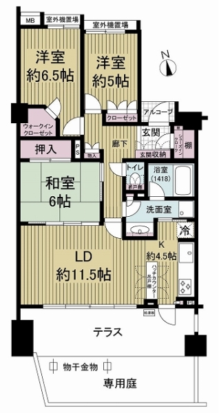 ザ・センターステージシティハウス八事の間取図