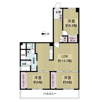 シーアイマンション第三夙川の間取図