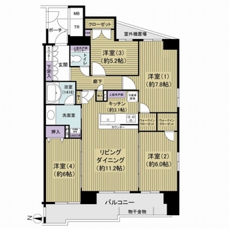 ファーストシーン新小岩南クオーレの間取図