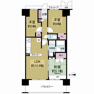 ヴォックスシティの間取図