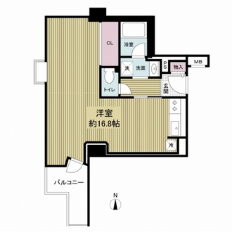 ネオハイツ西長堀の間取図