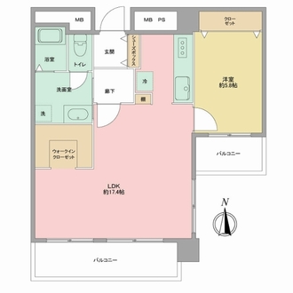 藤和東豊中ホームズの間取図