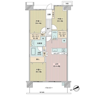 グランセレッソ横濱戸塚の間取図