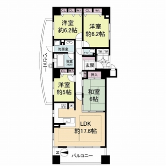 ファミール京都グランアクシスの間取図