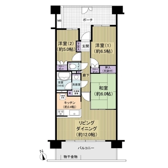 アイランドグレースの間取図