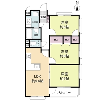 ライオンズマンション松栄の間取図