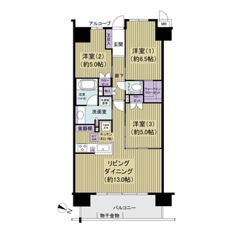 エクセレントシティ千葉グランクラスの間取図