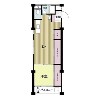 豊玉第二コーポラスの間取図