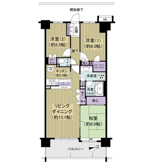 インプレスト東船橋の間取図