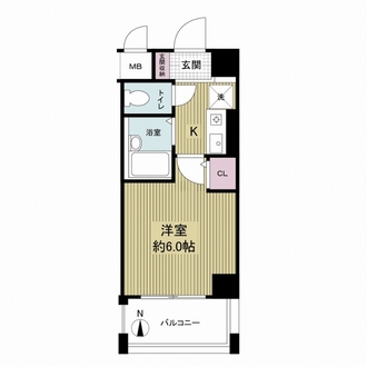 デ・リード河原町の間取図