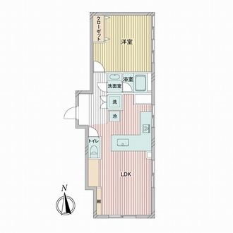 上智マンションの間取図