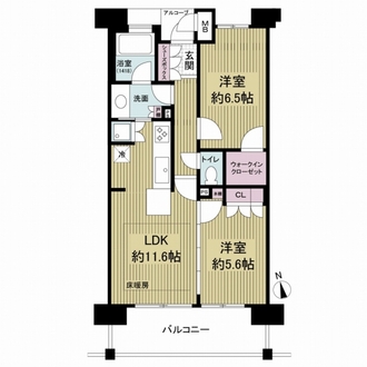 アルティスタ京橋ＯＮＰの間取図