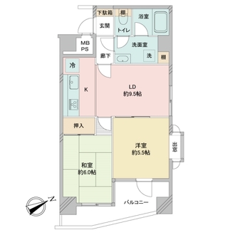 ダイアパレス新板橋の間取図