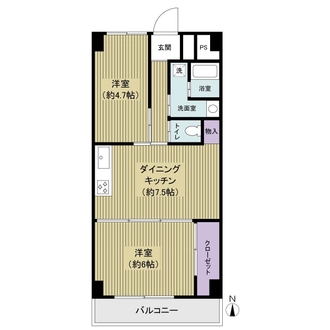 サンセール新宿の間取図