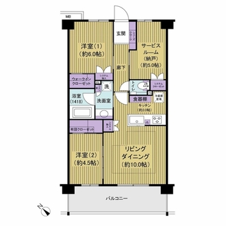 エクセレントシティ蘇我の間取図