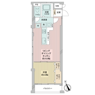 染井コーポラスの間取図