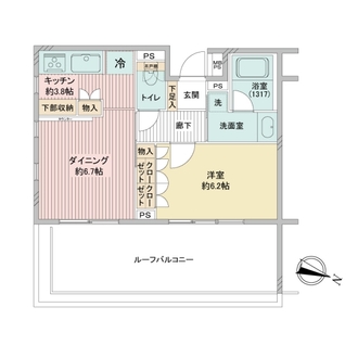 クリオ目黒ラ・モードの間取図