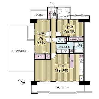 レインボー土原の間取図