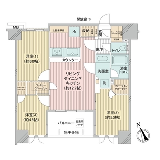 ブリシア宮崎台の間取図