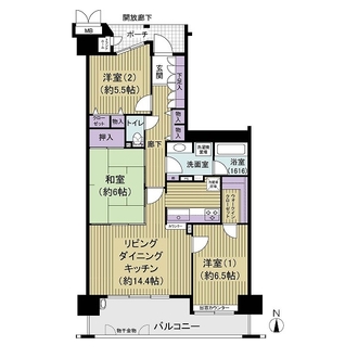 ロイヤルアーク泉ヶ丘の間取図
