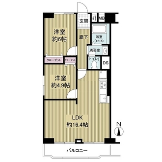 新大阪ホワイトコーポラスの間取図