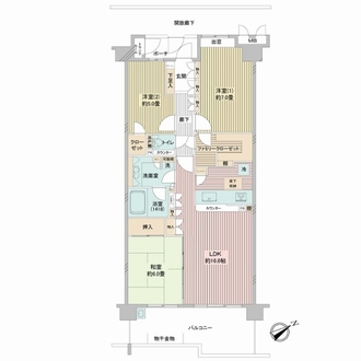 ラムーナ横浜戸塚パークリッジの間取図