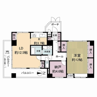 グランドムール丹波口の間取図