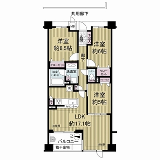 エスリード太秦レジデンスの間取図