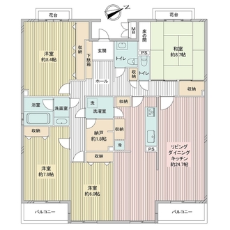 石神井ガーデンハイツの間取図