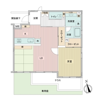 鶴見北パーク・ホームズの間取図