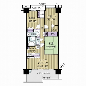 ステラガーデン幕張の間取図