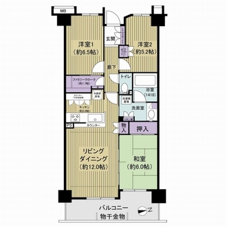 ルネ花小金井の間取図