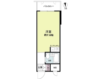 ロマネスク清水坂の間取図