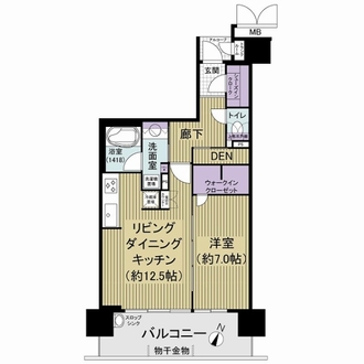 ルイシャトレ御幣島駅前の間取図