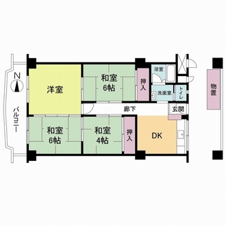 メガロコープ茨木ＩＩの間取図