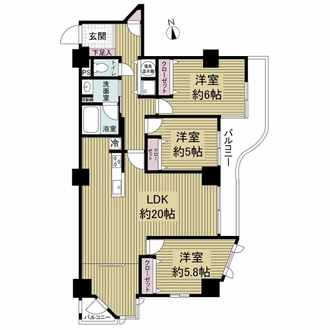 南千里ガーデンズの間取図