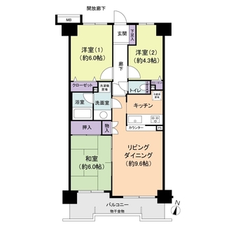 ソルフェスタ赤羽の間取図